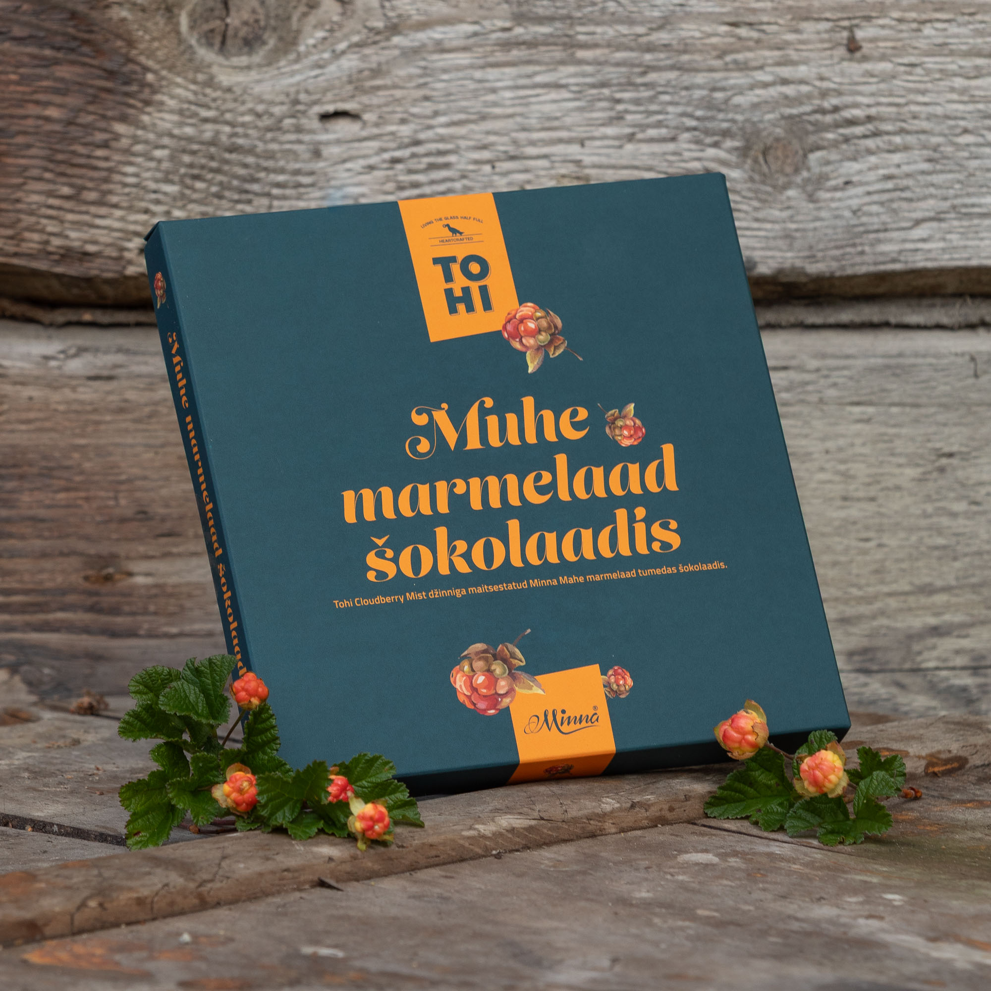 Muhe TOHI džinnimarmelaad tumedas šokolaadis 140 g