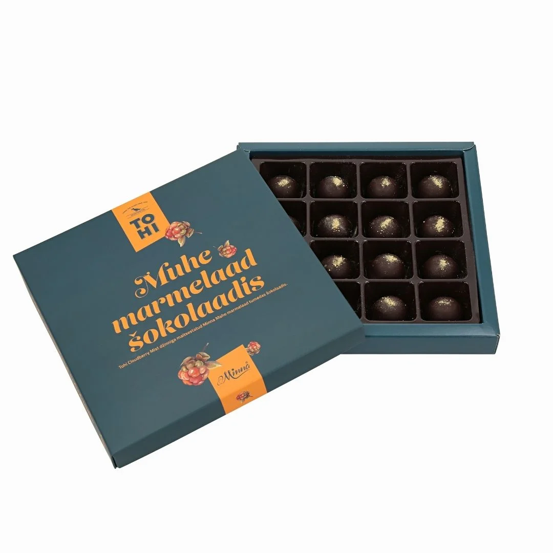 Muhe TOHI džinnimarmelaad tumedas šokolaadis 140 g - Pilt 2