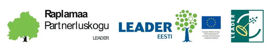 Raplamaa Partnerluskogu, LEADER Eesti ja Euroopa Liidu logod