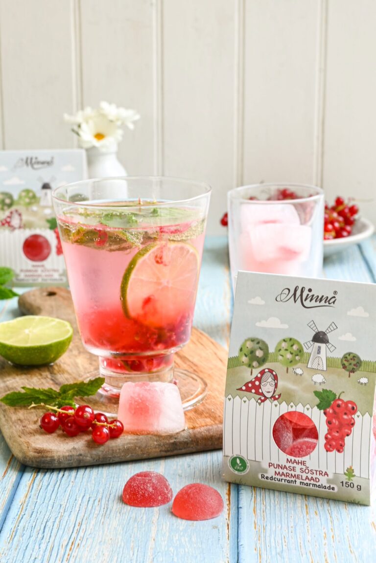 Punase sõstra virgin-Mojito Minna marmelaadijääga